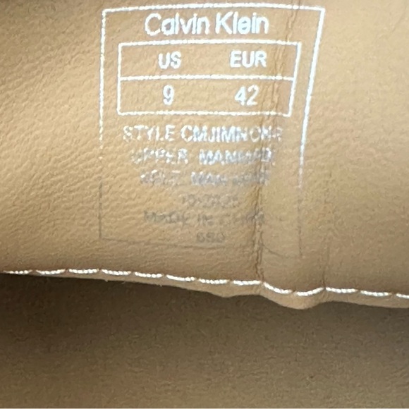 Calvin Klein Brown Men\'s Loafers Size 9